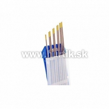 Elektróda wolfrámová 2,4 mm, zlatá, univerzálna (napr. oceľ, nerez, hliník, iné)